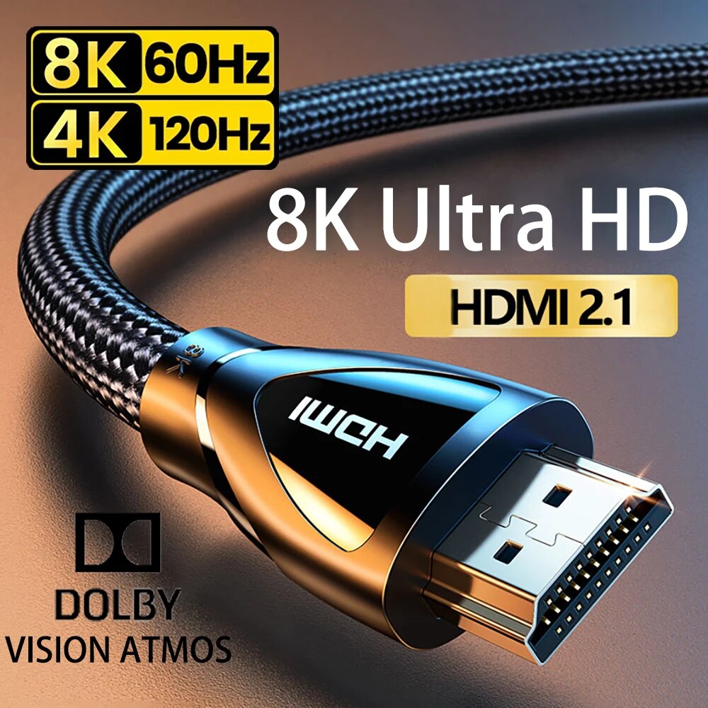 Mdi Cable - Cabo Compatível com HDMI 2.1, Ultra