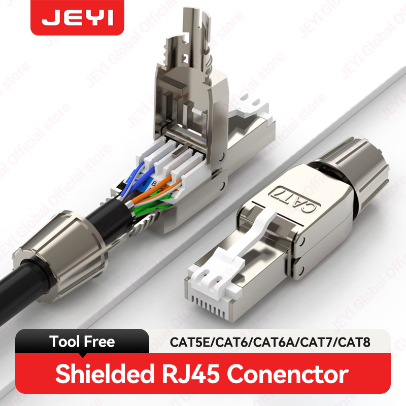 Rj45 Jack - Conector RJ45 JEYI CAT7 6A 8P8C