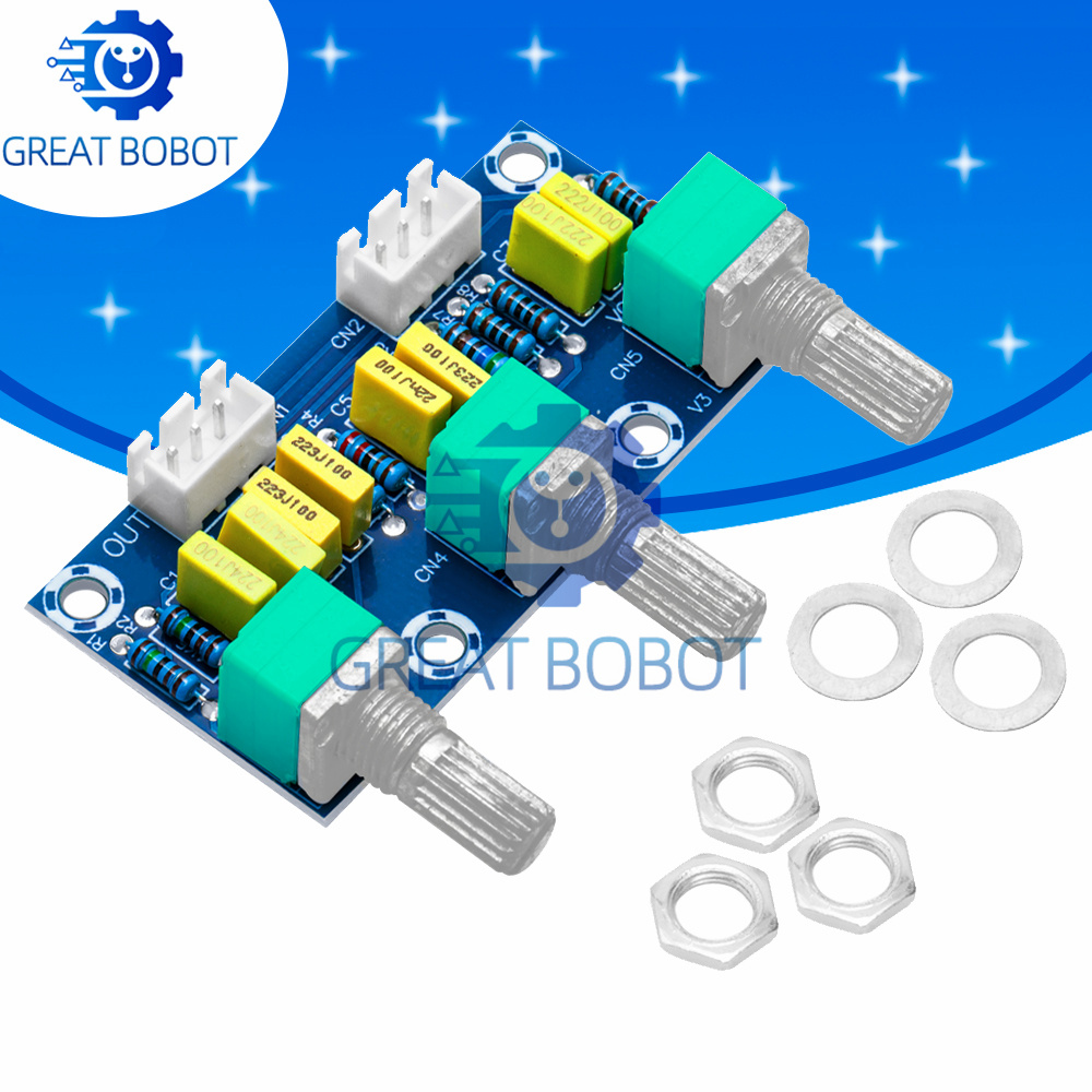 Passive Preamp - Placa de Tonalidade Passiva BS XH-M802,