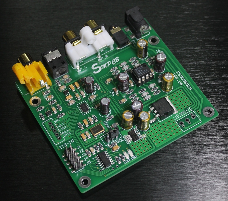 Dac Board - Placa decodificadora ES9038 Q2M DAC DSD