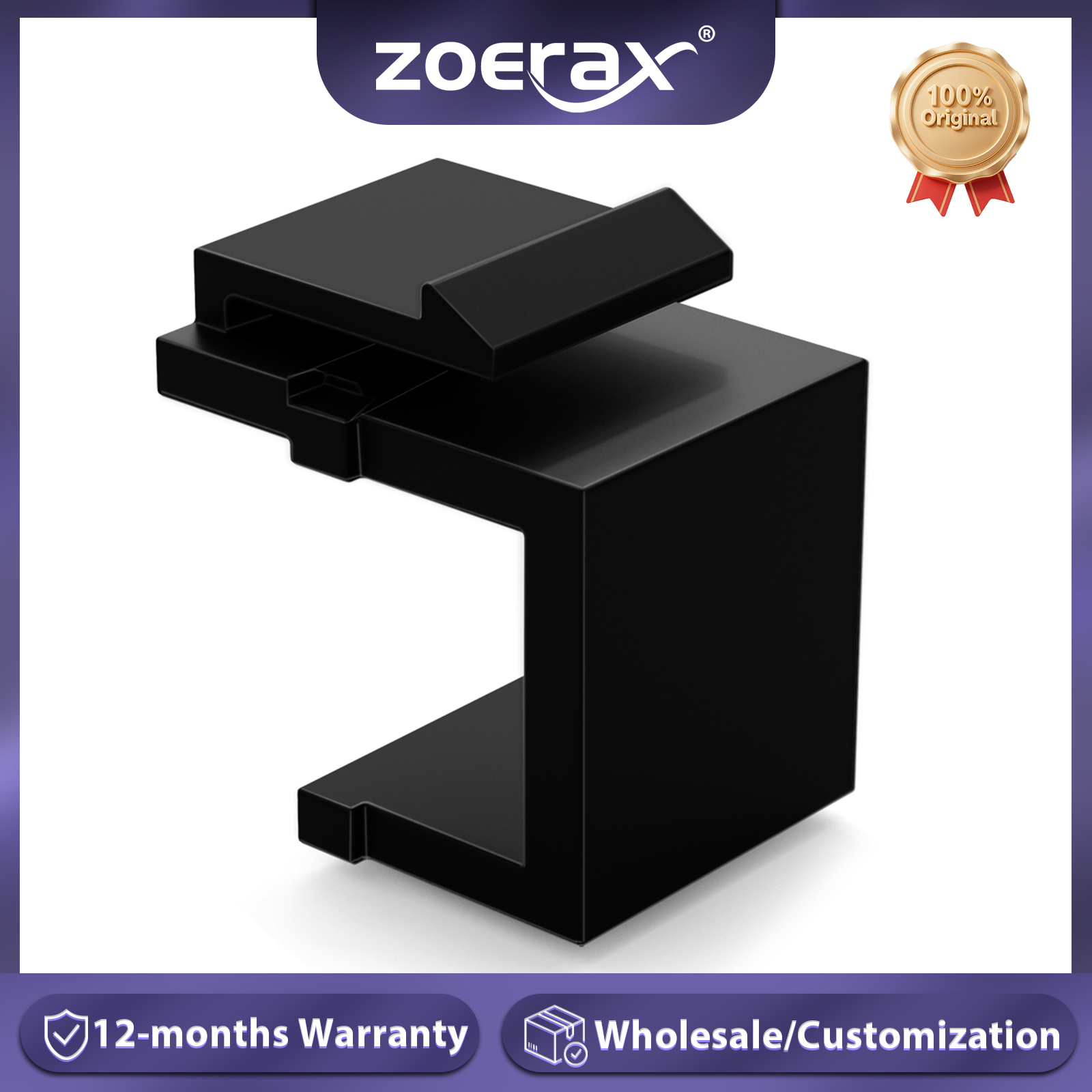 Rj45 Jack - ZoeRax Pacote com 30 inserções Keystone