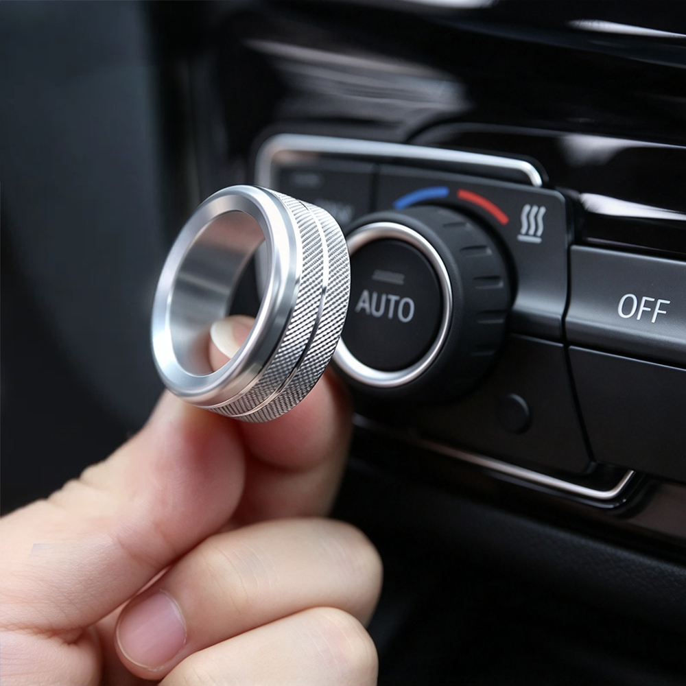 Knob Aluminum - Anel decorativo circular para botão de