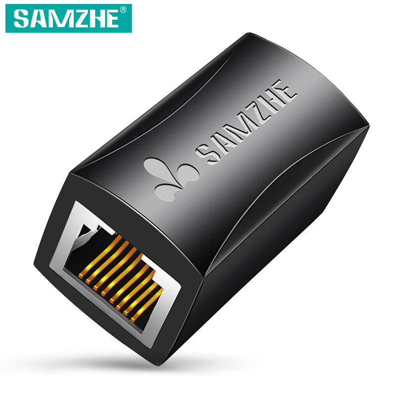 Rj45 Jack - SAMZHE-Adaptador Ethernet para Conexão à Internet,