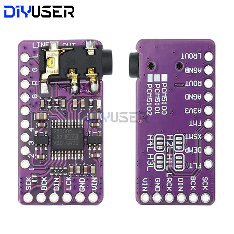 Pcm5102 - Diyuser interface i2s pcm5102a dac decodificador