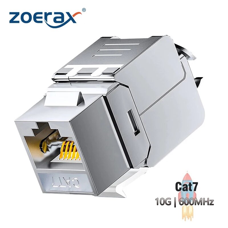 Rj45 Jack - Zoerax cat6a cat7 keystone jack cat7