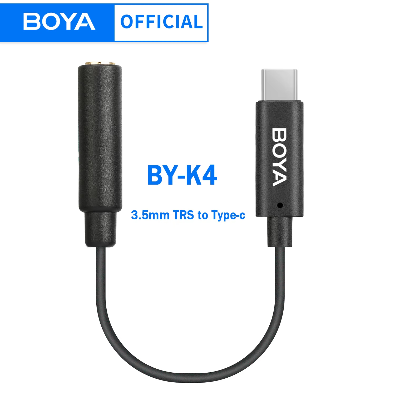 BOYA BY-K4 3,5 mm TRS (fêmea)  - Trs Cable avaliação e preço