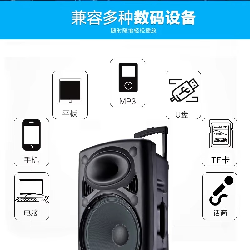 Caixa de Som Portátil com Woof - Woofer avaliação e preço