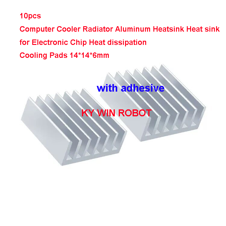 10 Peças Mini Dissipador de Ca - Heatsink Aluminum avaliação e preço