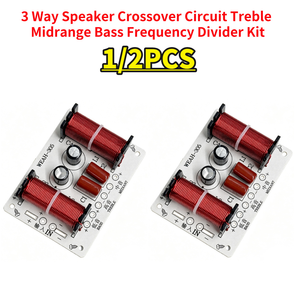 Crossover de Áudio 3 Vias 150W - Speaker Crossover avaliação e preço