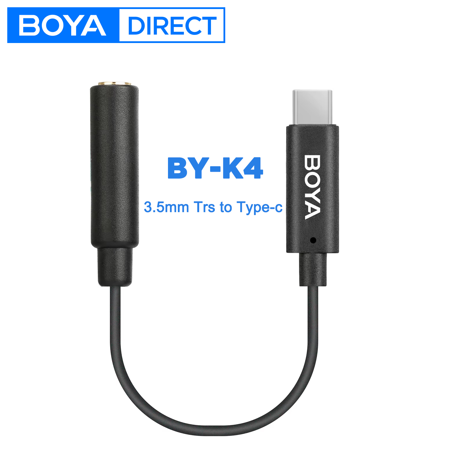 Boya BY-K4 6cm 3.5mm trs fêmea - Trs Cable avaliação e preço