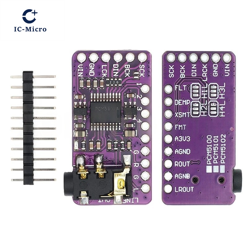 Módulo Decodificador DAC I2S P - Pcm5102 avaliação e preço