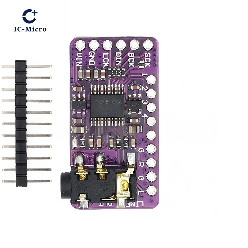 Módulo Decodificador DAC I2S P - Pcm5102 avaliação e preço