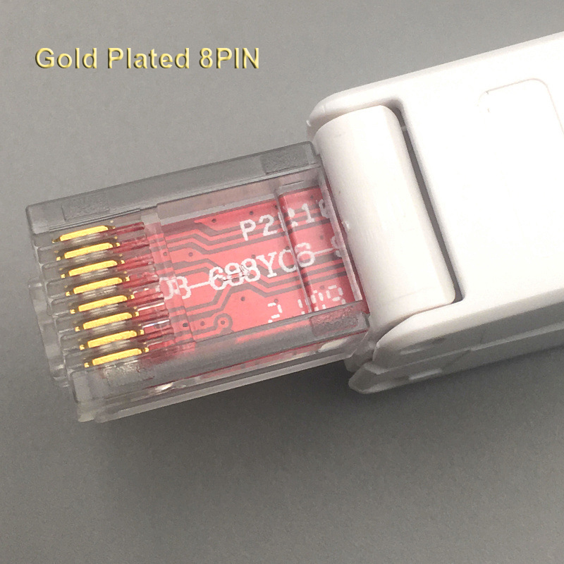 2 peças cat5e cat6 rj45 conect - Rj45 Jack avaliação e preço