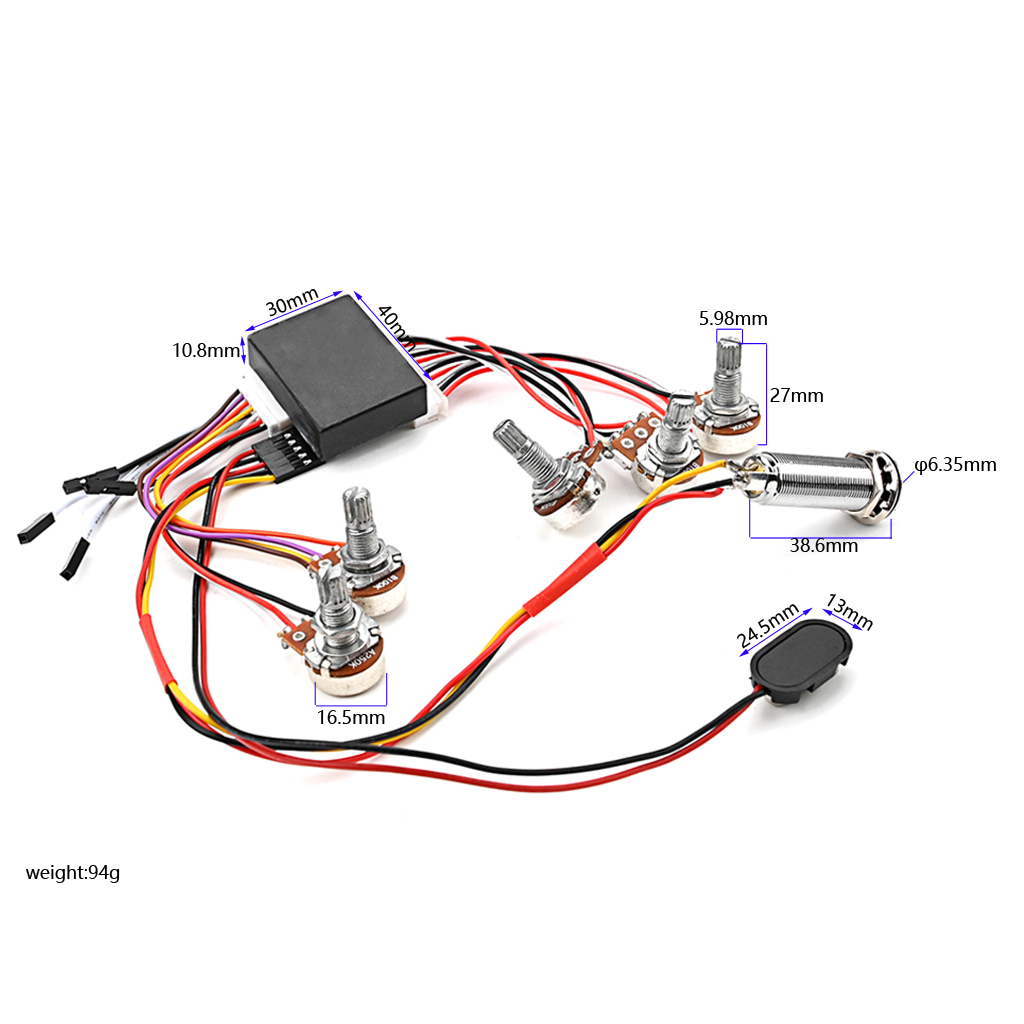 Circuito de baixo ativo pré-fi - Passive Preamp avaliação e preço