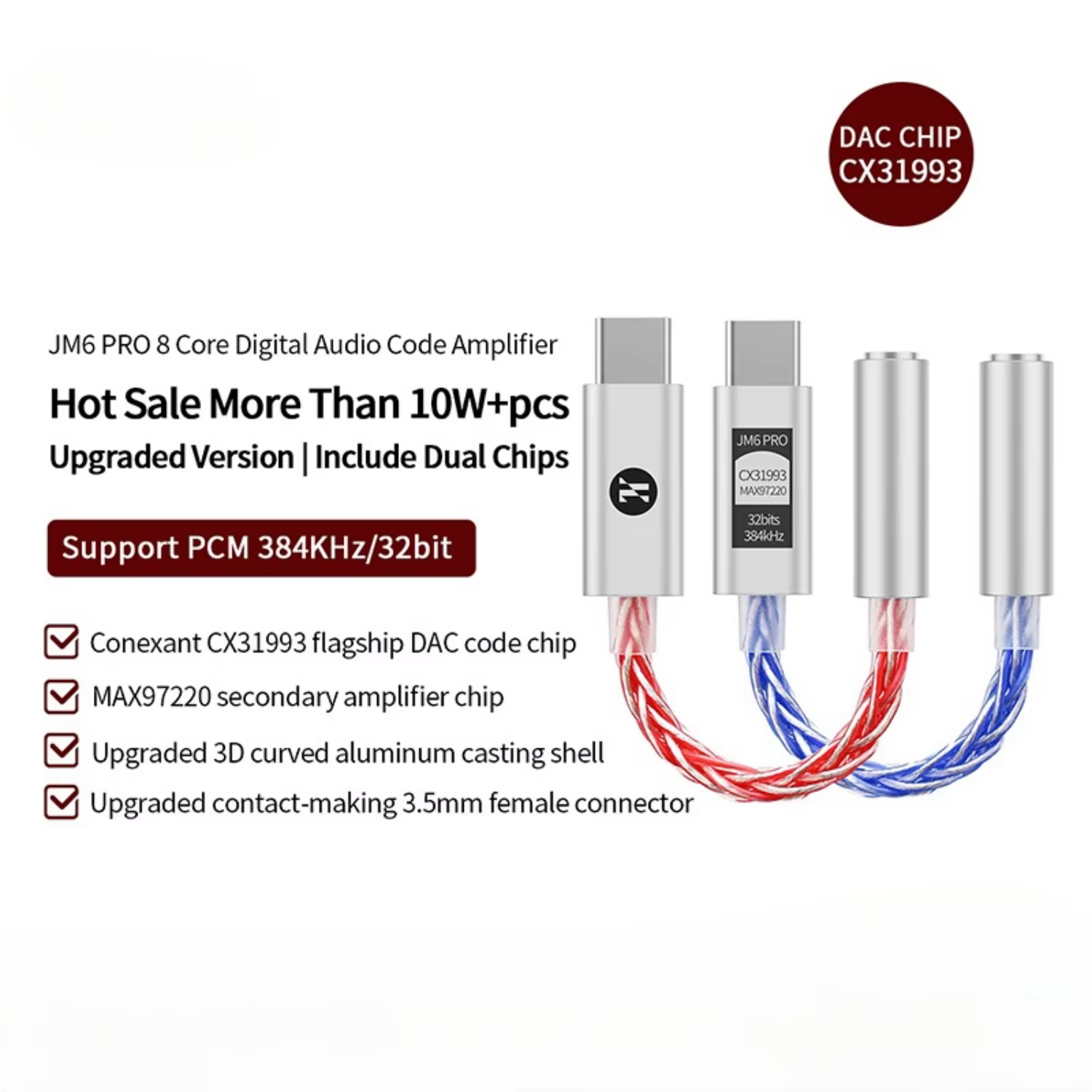Adaptador de Áudio Digital JCA - Headphone Parts avaliação e preço