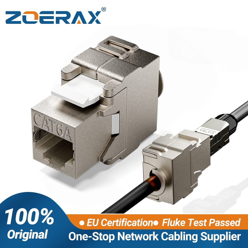Módulo Keystone ZoeRax CAT6A B - Rj45 Jack avaliação e preço