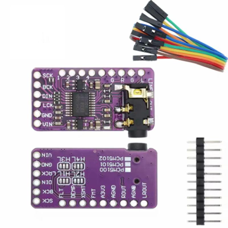 Módulo de áudio digital GY-PCM - Pcm5102 avaliação e preço