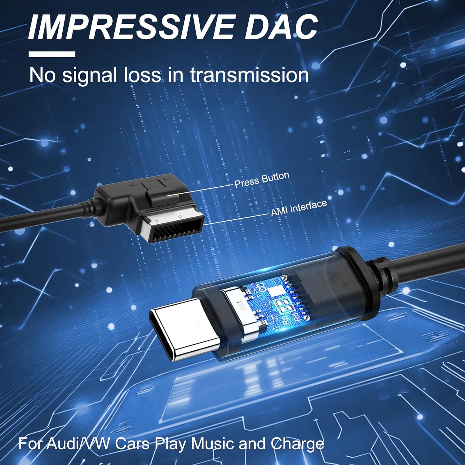 Cabo USB-C para AMI MMI Aux pa - Mdi Cable avaliação e preço