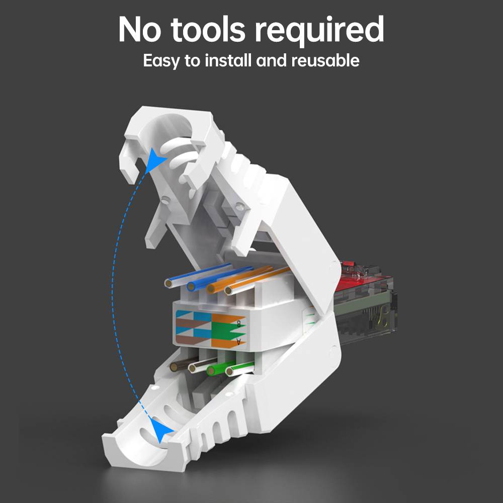 Conector rj45 sem ferramenta h - Rj45 Jack avaliação e preço