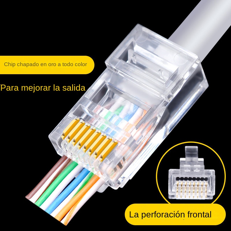 100 Conectores de Rede RJ45 Ca - Rj45 Jack avaliação e preço