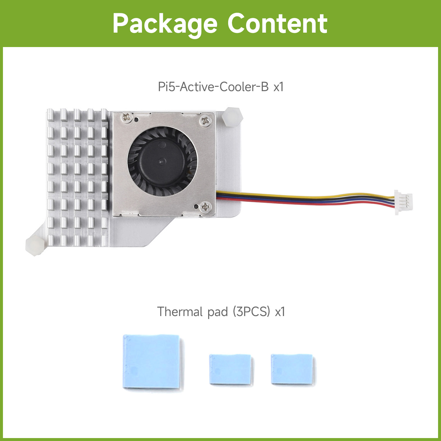 Waveshare Active Cooler (B) pa - Heatsink Aluminum avaliação e preço