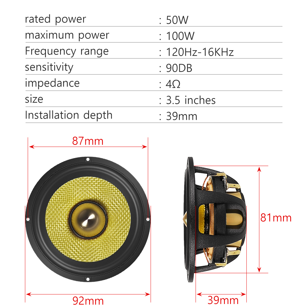 Alto-falantes de médio alcance - Speaker Driver avaliação e preço